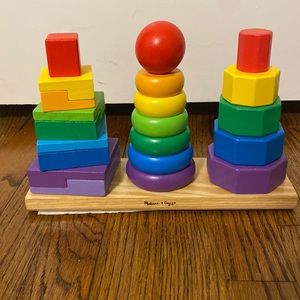 Melissa and Doug Geometric Stacker